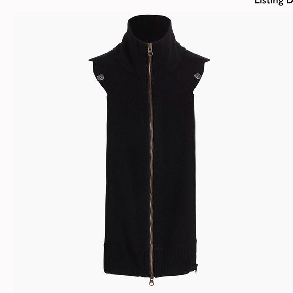 Veronica Beard Accessories - Veronica Beard NEW Cashmere  black knit dickey one size fits jackets 00-14
